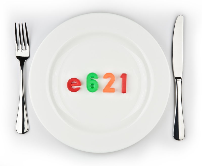 E621-unhealthy nutritional taste enhancer delivered in a plate